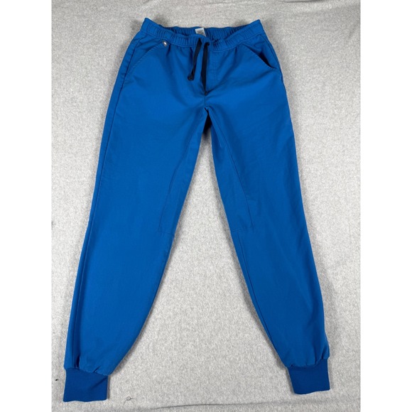 Figs Pants - FIGS Zamora Scrub Joggers Small Blue Athletic Minimalist